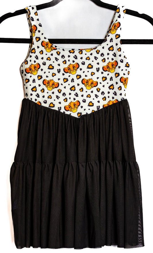 Preorder Simba Lion King Active Mesh Dress with Separate Shorts