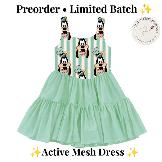 Preorder Goofy Active Mesh Dress with Separate Shorts