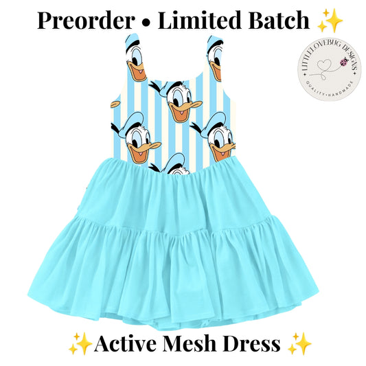 Preorder Donald Active Mesh Dress with Separate Shorts