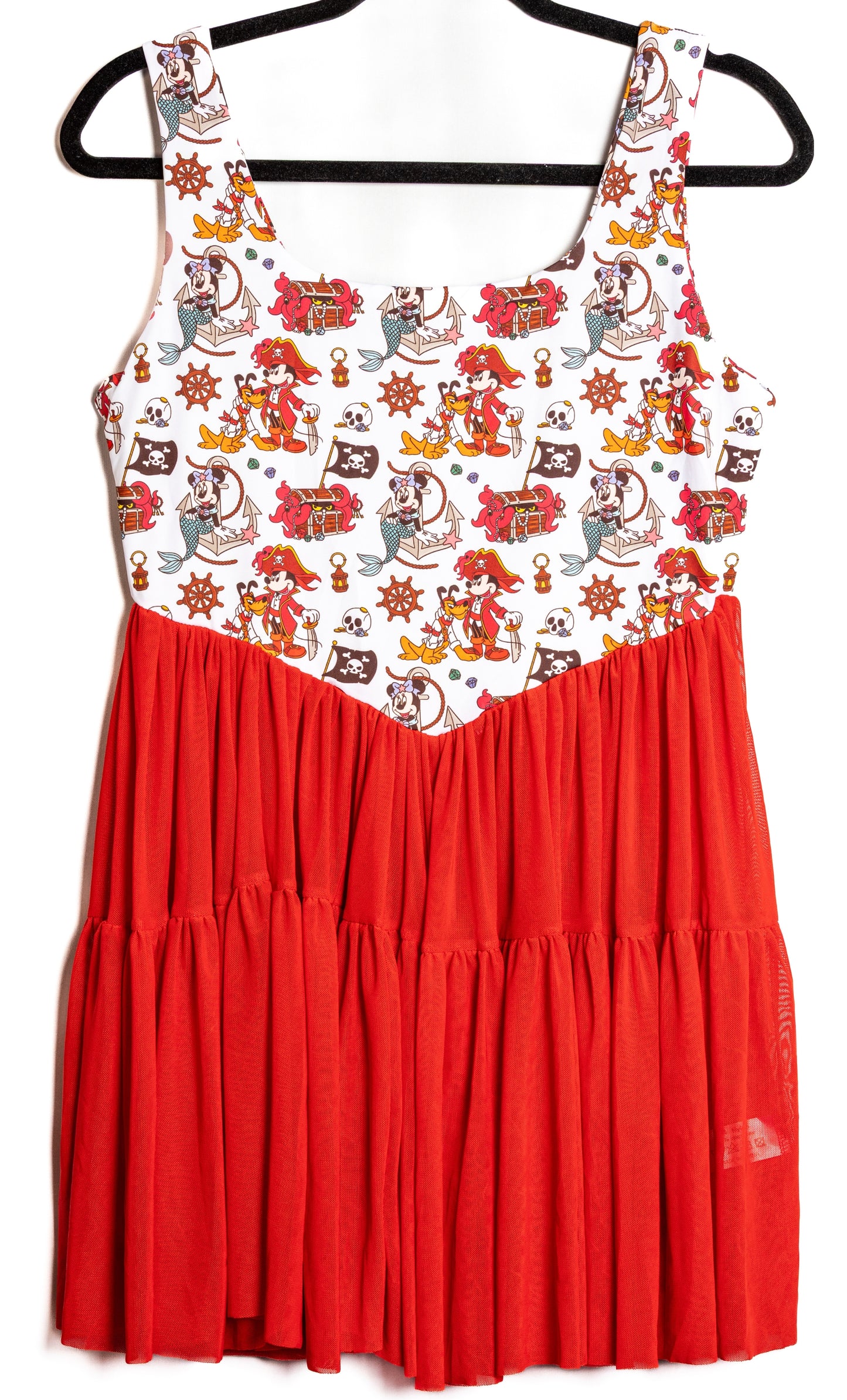 Preorder Pirate Mickey and Minnie Active Mesh Dress with Separate Shorts