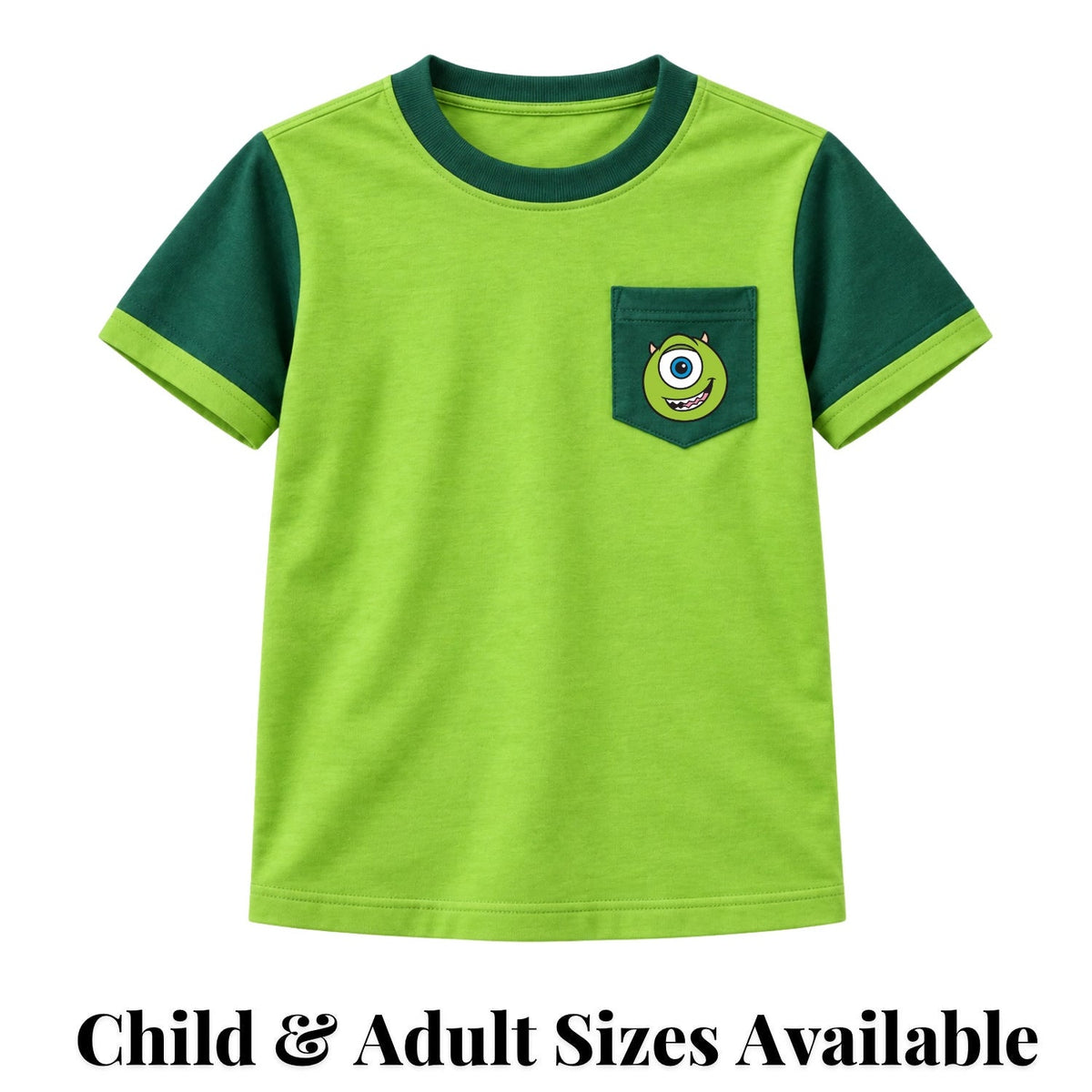 Monsters Inc Mike Soft Active Tee for Adults and Kids listing photo 3