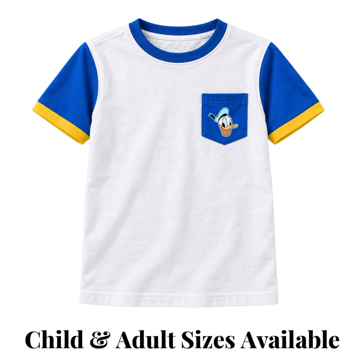 Donald Duck Soft Active Tee for Adults and Kids listing photo 3