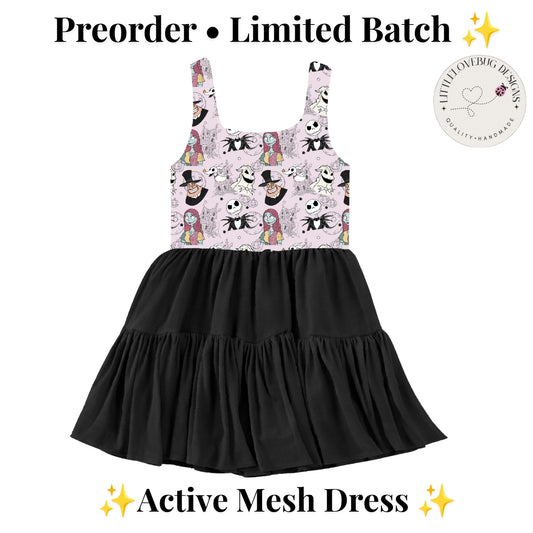 Preorder Jack and Sally Active Mesh Dress with Separate Shorts