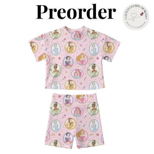 Preorder Princess Active Short Set