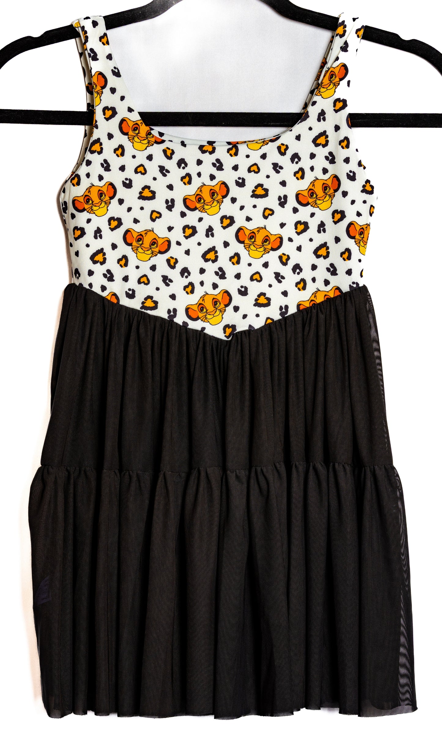 Preorder Simba Lion King Active Mesh Dress with Separate Shorts