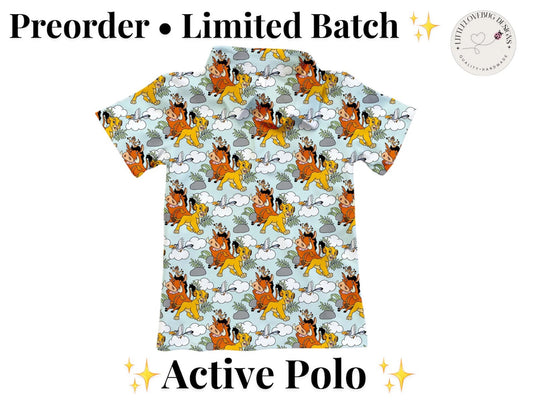 Preorder Simba Lion King Performance Polo