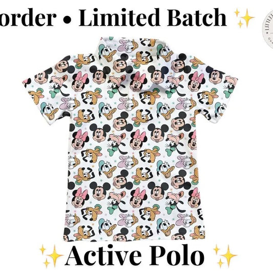 Preorder Fab 5 Mickey and Friends Performance Polo