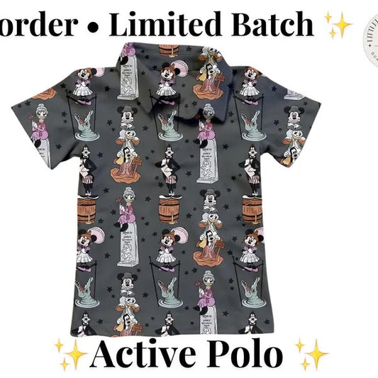 Preorder Haunted Mansion Performance Polo