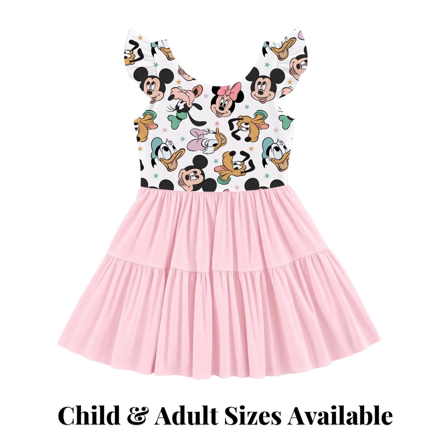 Preorder Fab 5 Pastel Active Mesh Dress with Separate Shorts