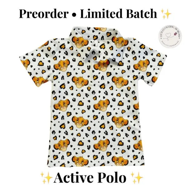 Preorder Simba Lion King Performance Polo