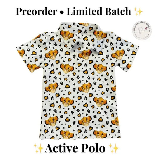 Preorder Simba Lion King Performance Polo
