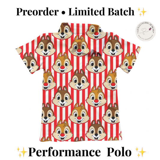Preorder Chip and Dale  Performance Polo