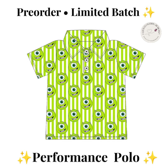 Preorder Mike Wazowski  Performance Polo