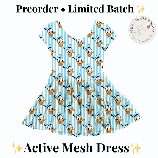 Preorder Donald Active Mesh Dress with Separate Shorts