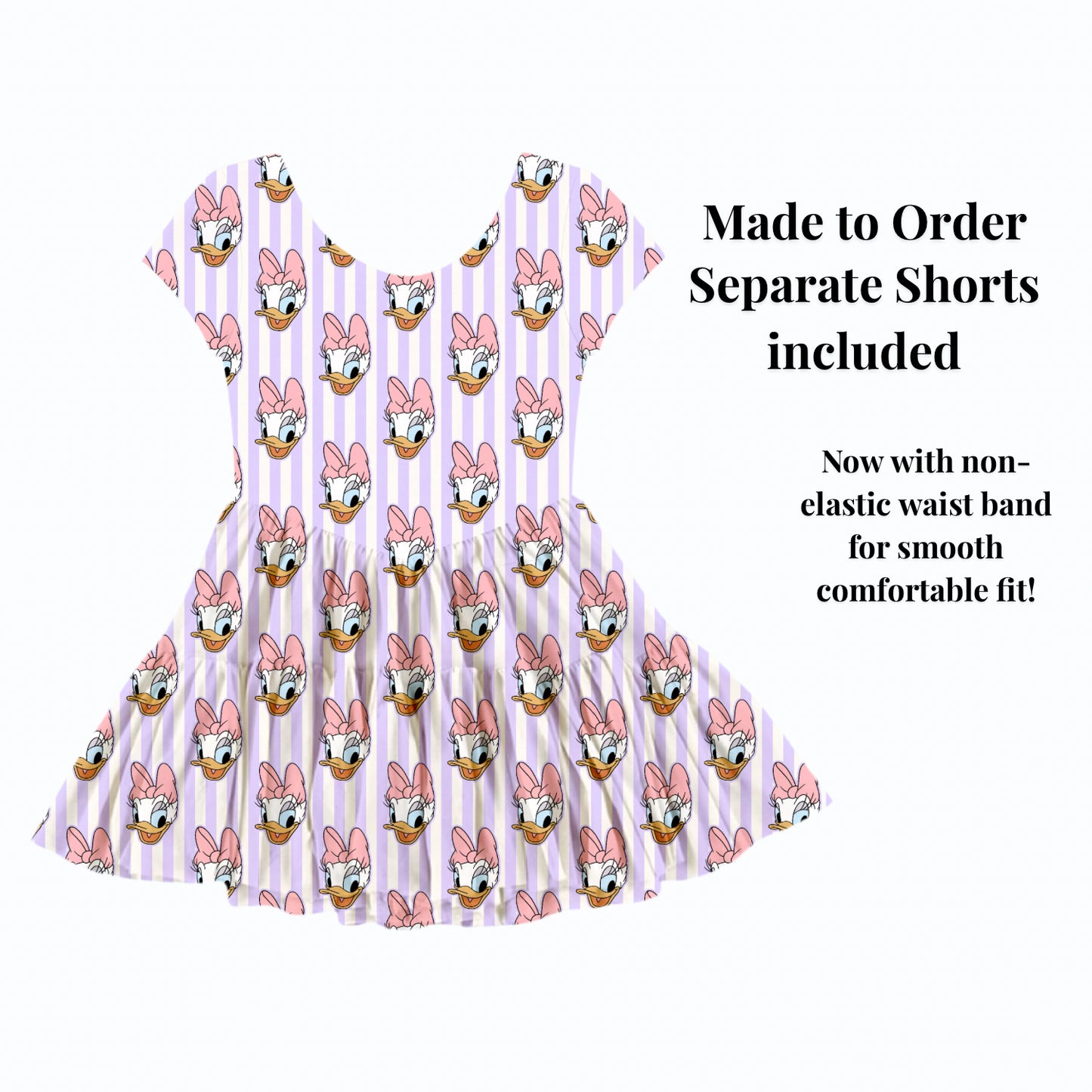 Preorder Daisy Duck Active Mesh Dress with Separate Shorts