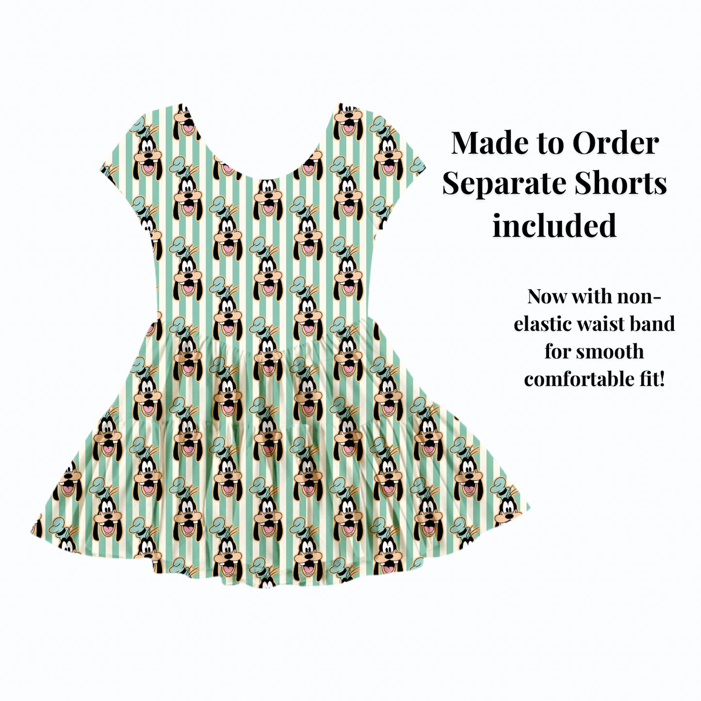 Preorder Goofy Active Mesh Dress with Separate Shorts