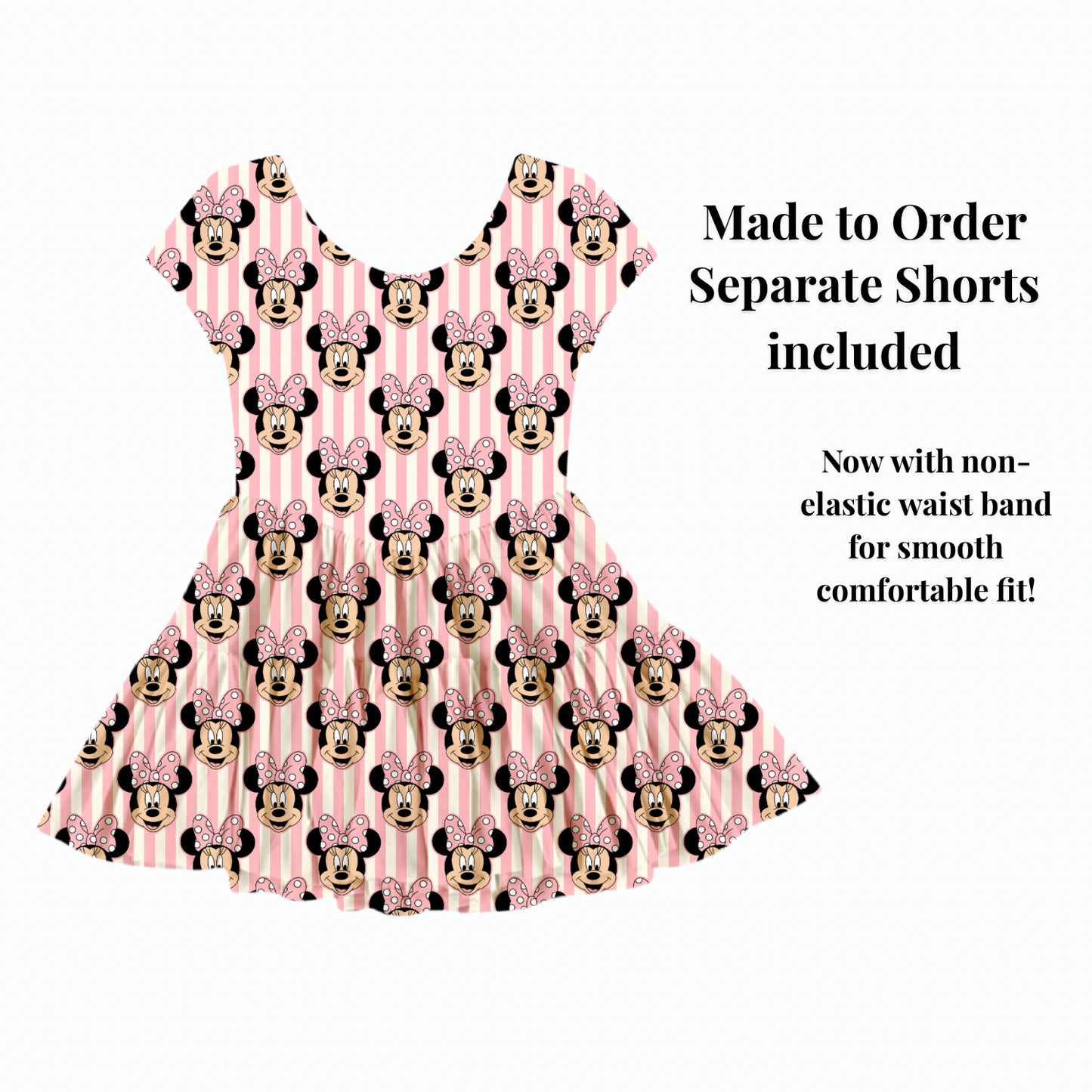 Preorder Minnie Active Mesh Dress with Separate Shorts