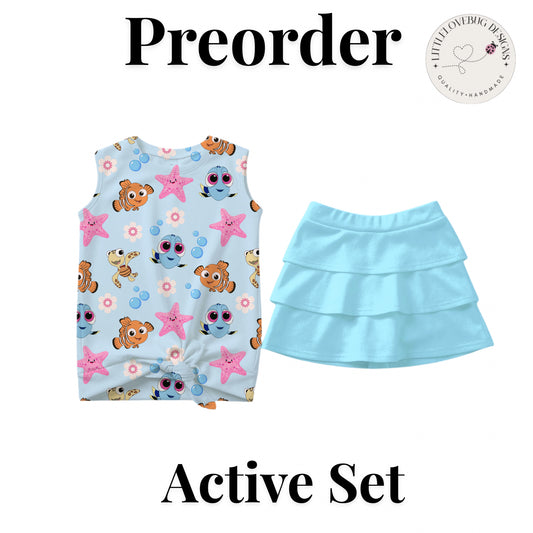 Preorder Nemo and Dory Active Skort Set