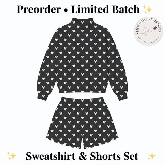 black Magical Dots shorts set — Preorder cover