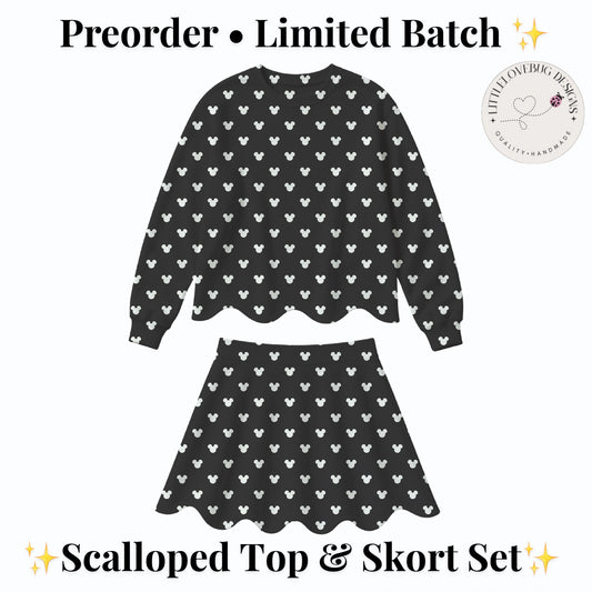black Magical Dots skort set — Preorder cover