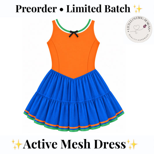 Goofy active mesh twirl dress