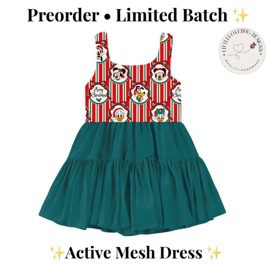 PREORDER Disney Christmas Dress, Holiday Disney Outfit, Christmas Park Outfit