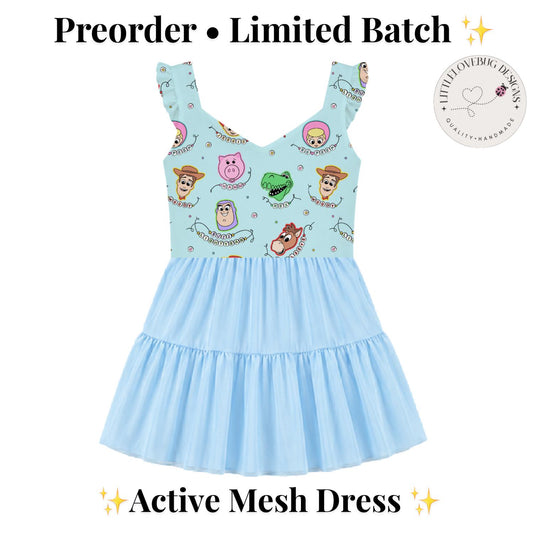 PREORDER Toy Story Disney Outfit V Neck, Toy Story Dress, Disney Athletic Dress, Pixar Outfit for Girls