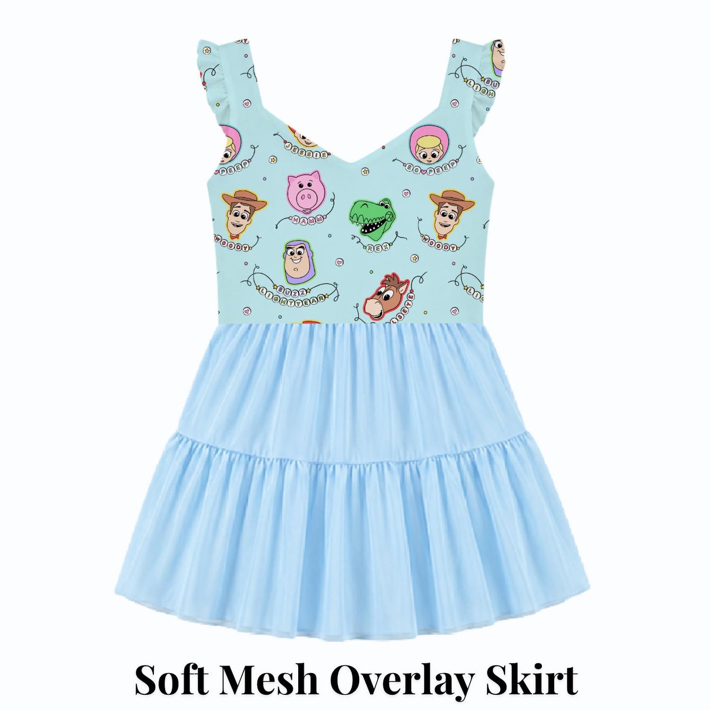 PREORDER Toy Story Disney Outfit V Neck, Toy Story Dress, Disney Athletic Dress, Pixar Outfit for Girls