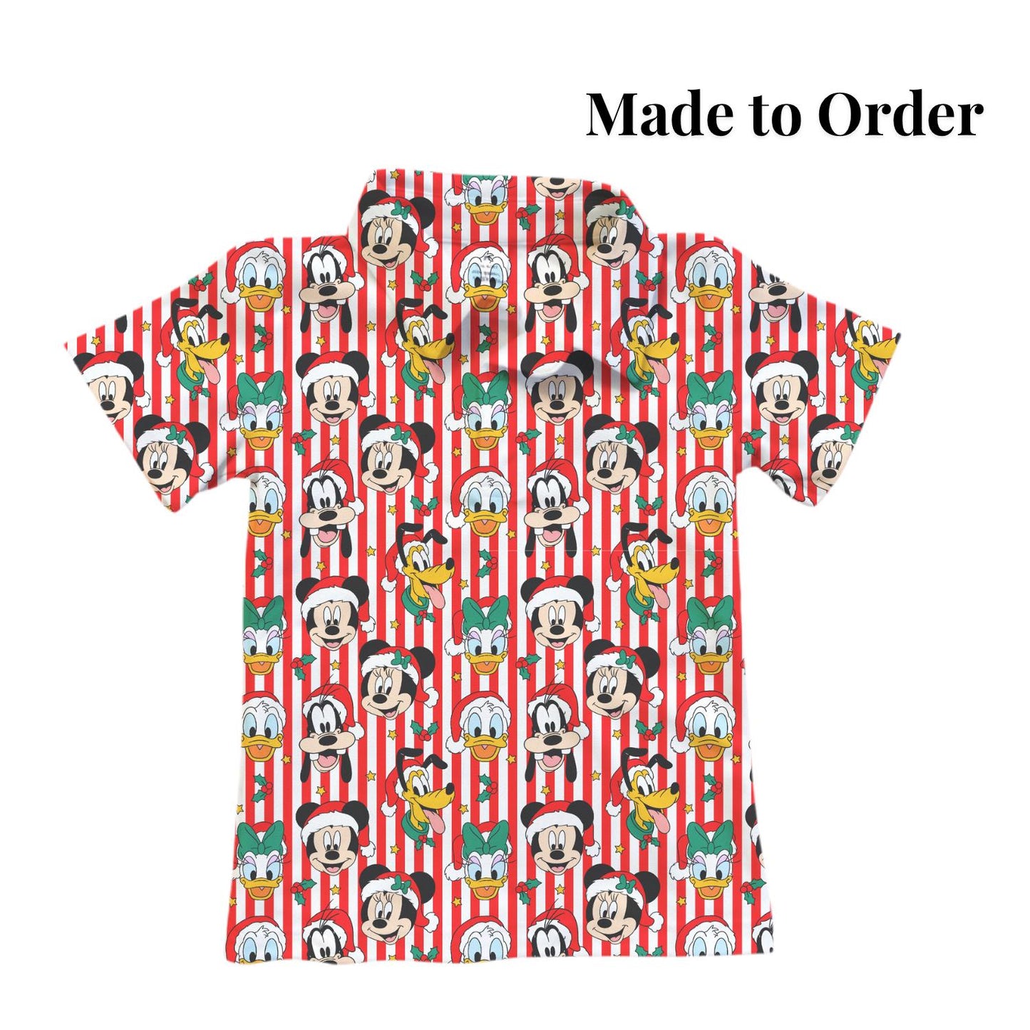 Preorder Disney Christmas Polo, Disney Mickey and Friends Polo Shirt, Disney Family Outfit, Disney Park Outfit, Matching Disney Shirts