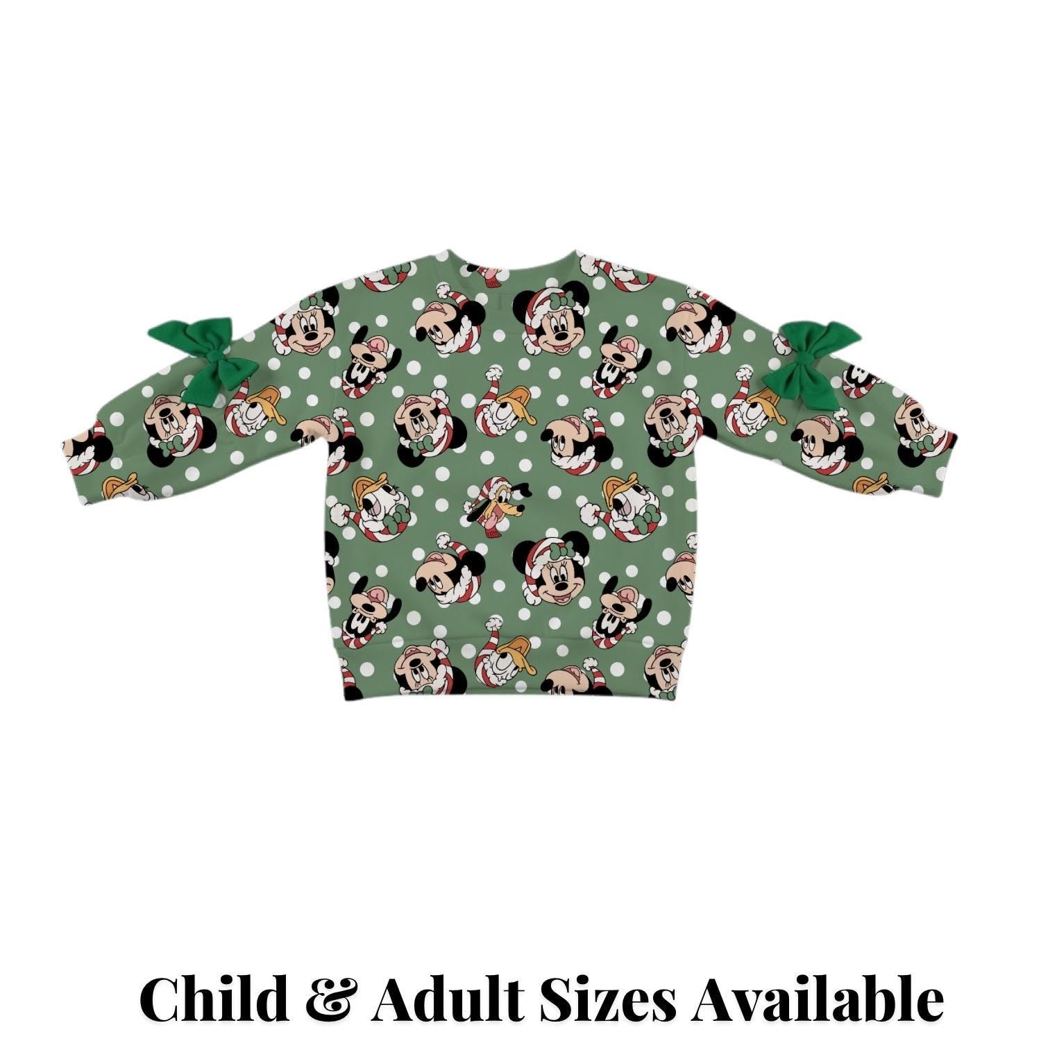 PREORDER Disney Christmas Sweatshirt, Holiday Disney Outfit, Christmas Park Outfit