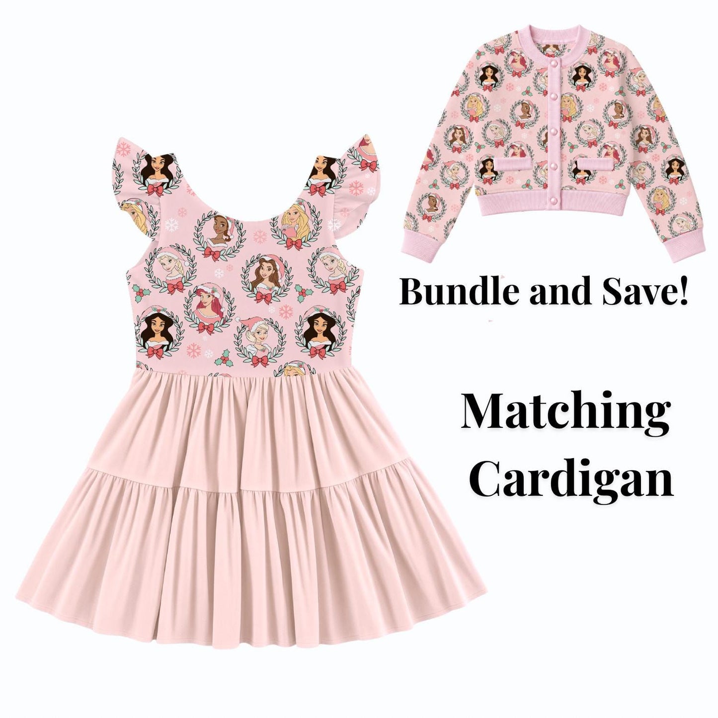 PREORDER Disney Princess Christmas Active Mesh Twirl Dress with Separate Shorts | Pink Holiday Park Outfit