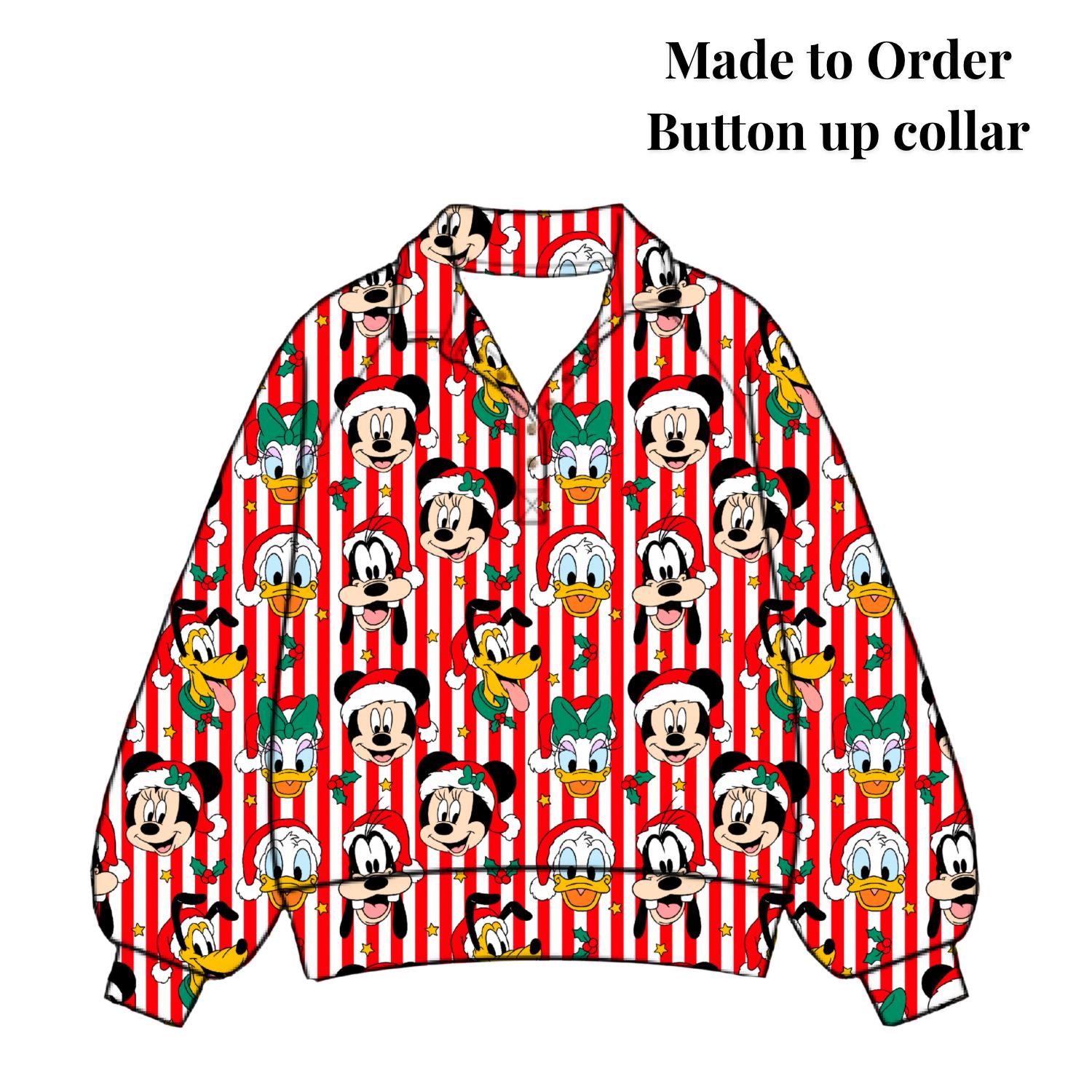 PREORDER Christmas Friends Quarter Zip | Disney Christmas Pullover | Unisex Holiday Sweatshirt | Matching Family