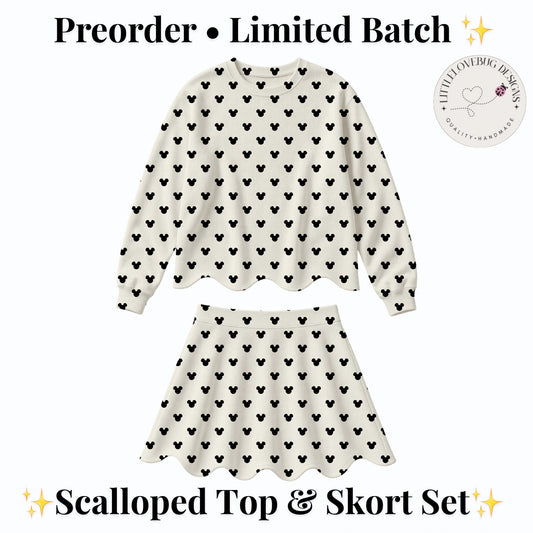 ivory Magical Dots skort set — Preorder cover
