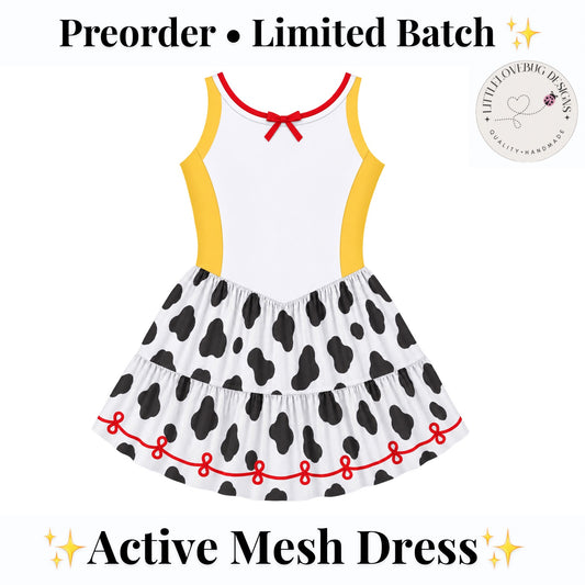 Jessie active mesh twirl dress