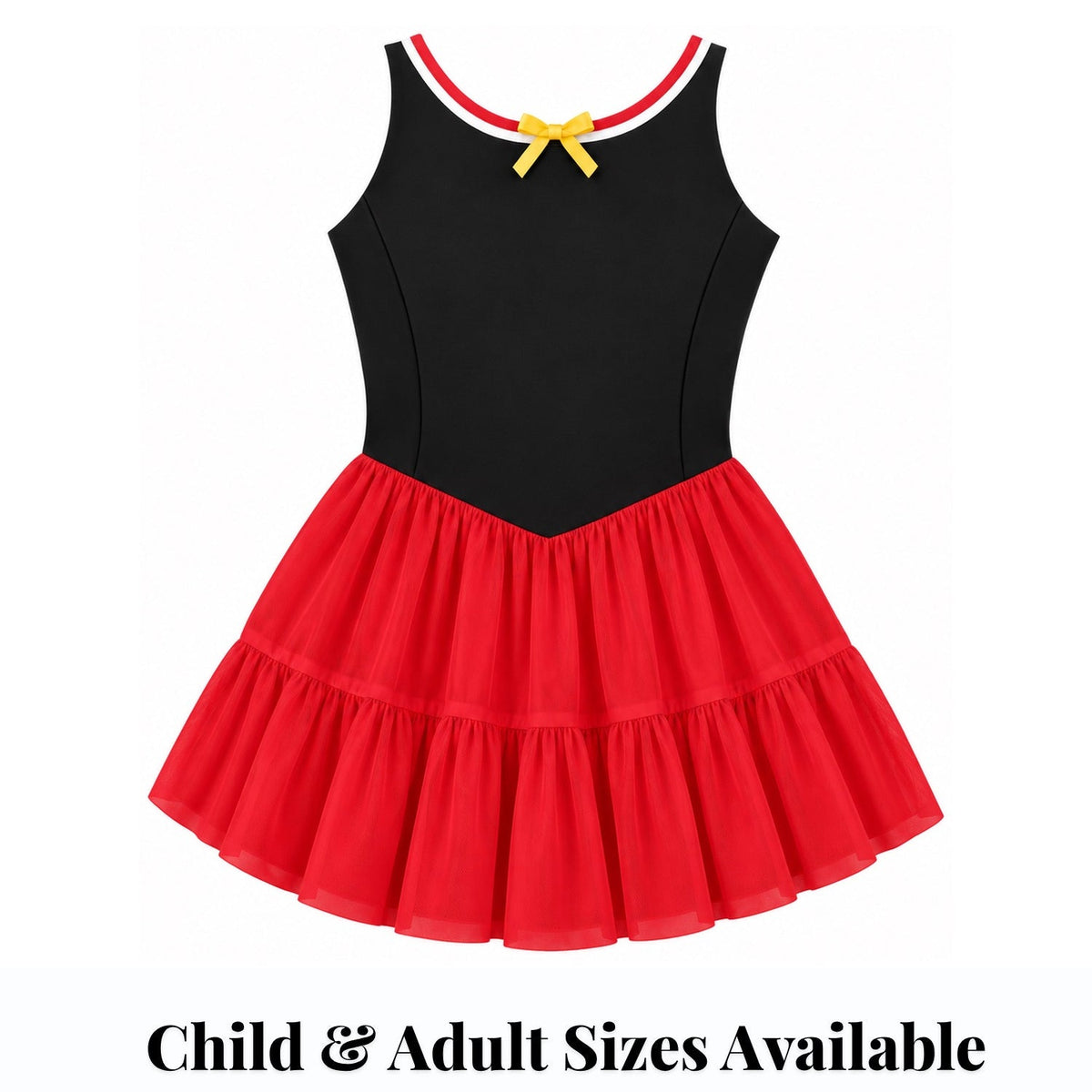 Mickey active mesh dress available in child and adult sizes