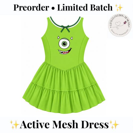 Mike active mesh twirl dress