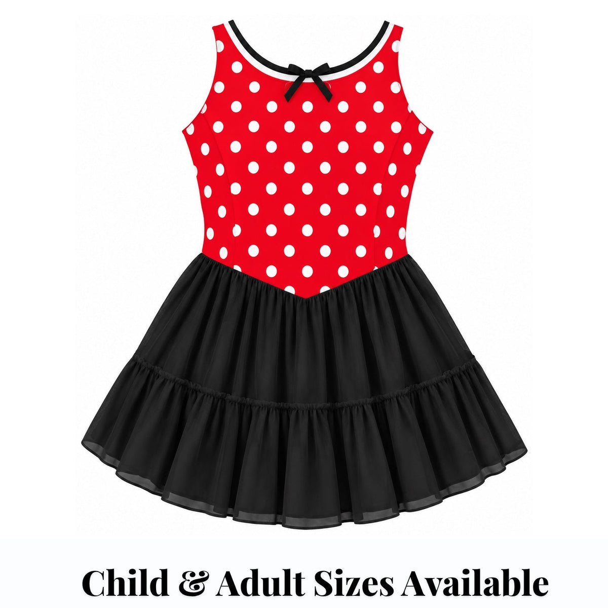 Minnie active mesh dress available in child and adult sizes